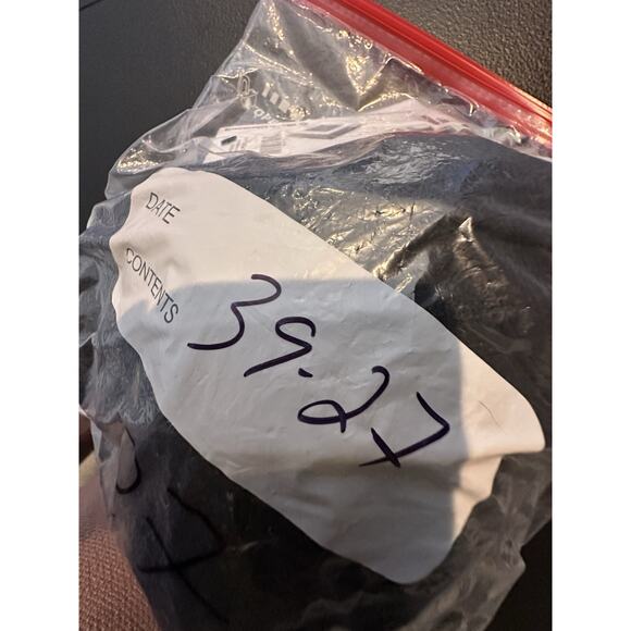 Eileen Fisher Small Open Draped Front Blazer Jacket Black Knit 39-27 - Picture 8 of 8